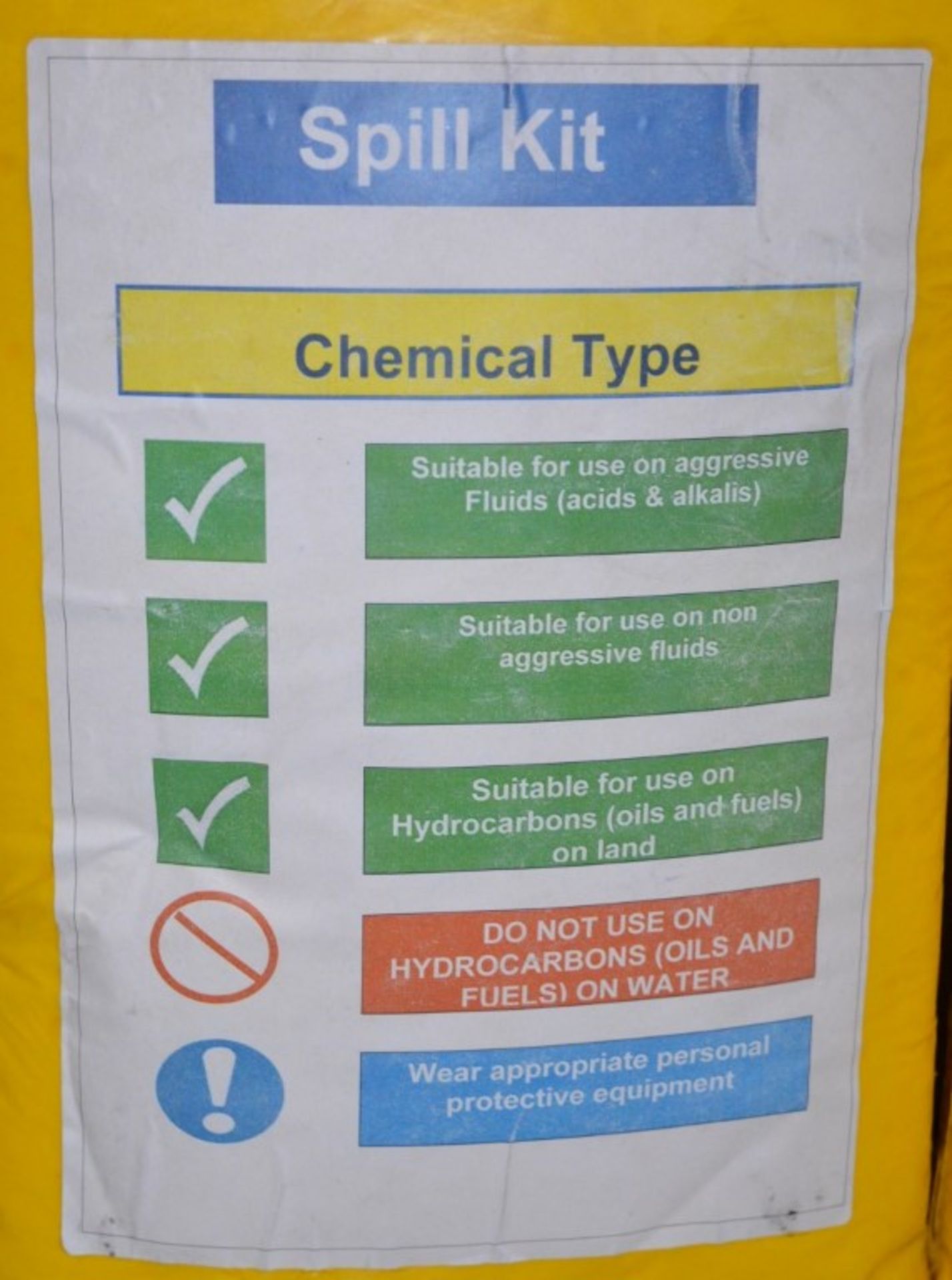 1 x Assorted Collection of Spill Kit Consumables - Includes 2 x Chemical Spill Kits, 1 x Emeror - Image 11 of 16