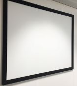 1 x Fixed Frame CINEMATIC Projection Screen - Large Size With Deep Black Velvet Fixed Surround