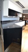Ex-Display Kitchen Units in Black and White - CL108 - Item Location: Bury, BL9