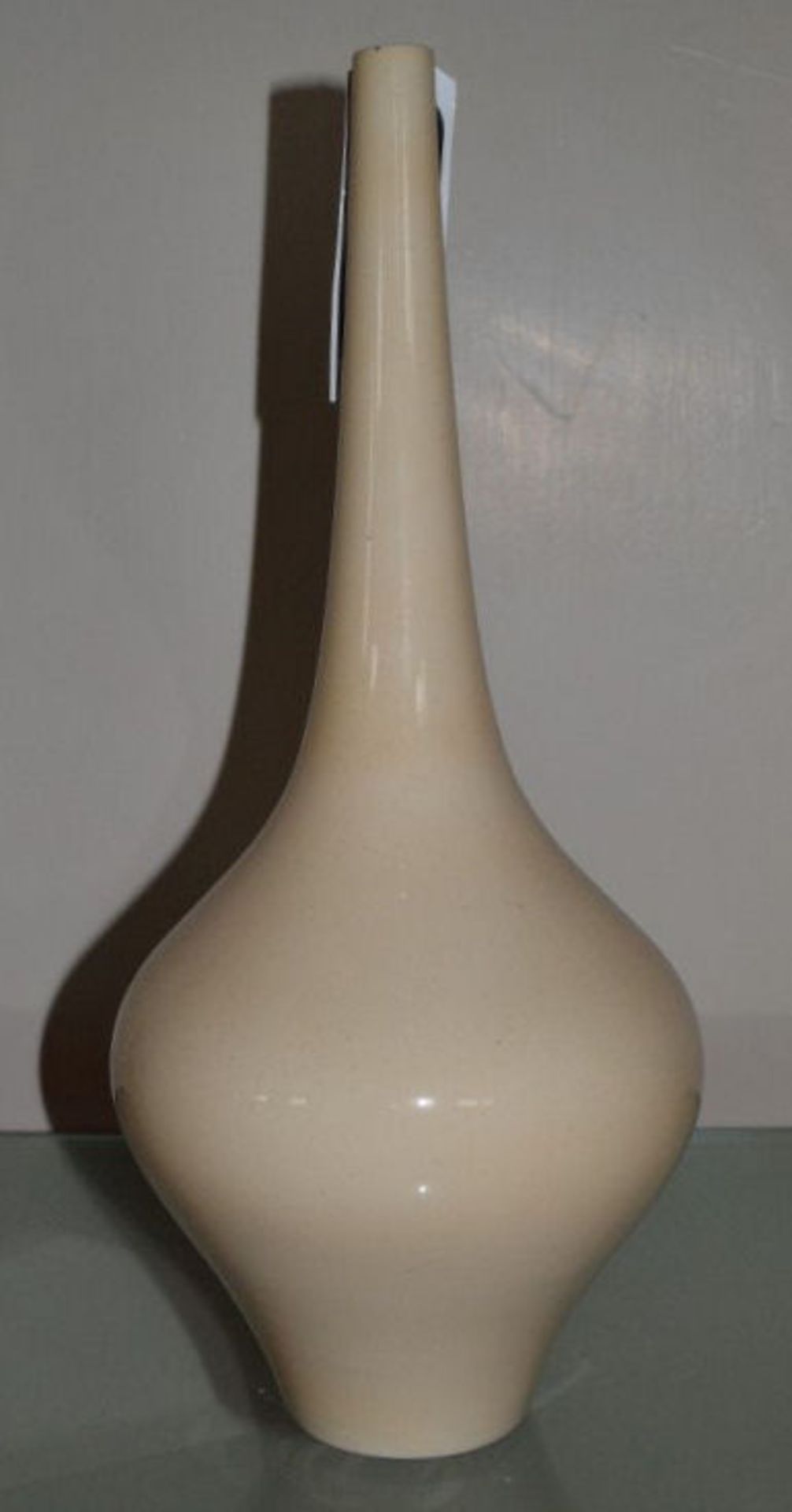 1 x Cream Coloured Vase. Total Height 51.5cm. - Image 2 of 3