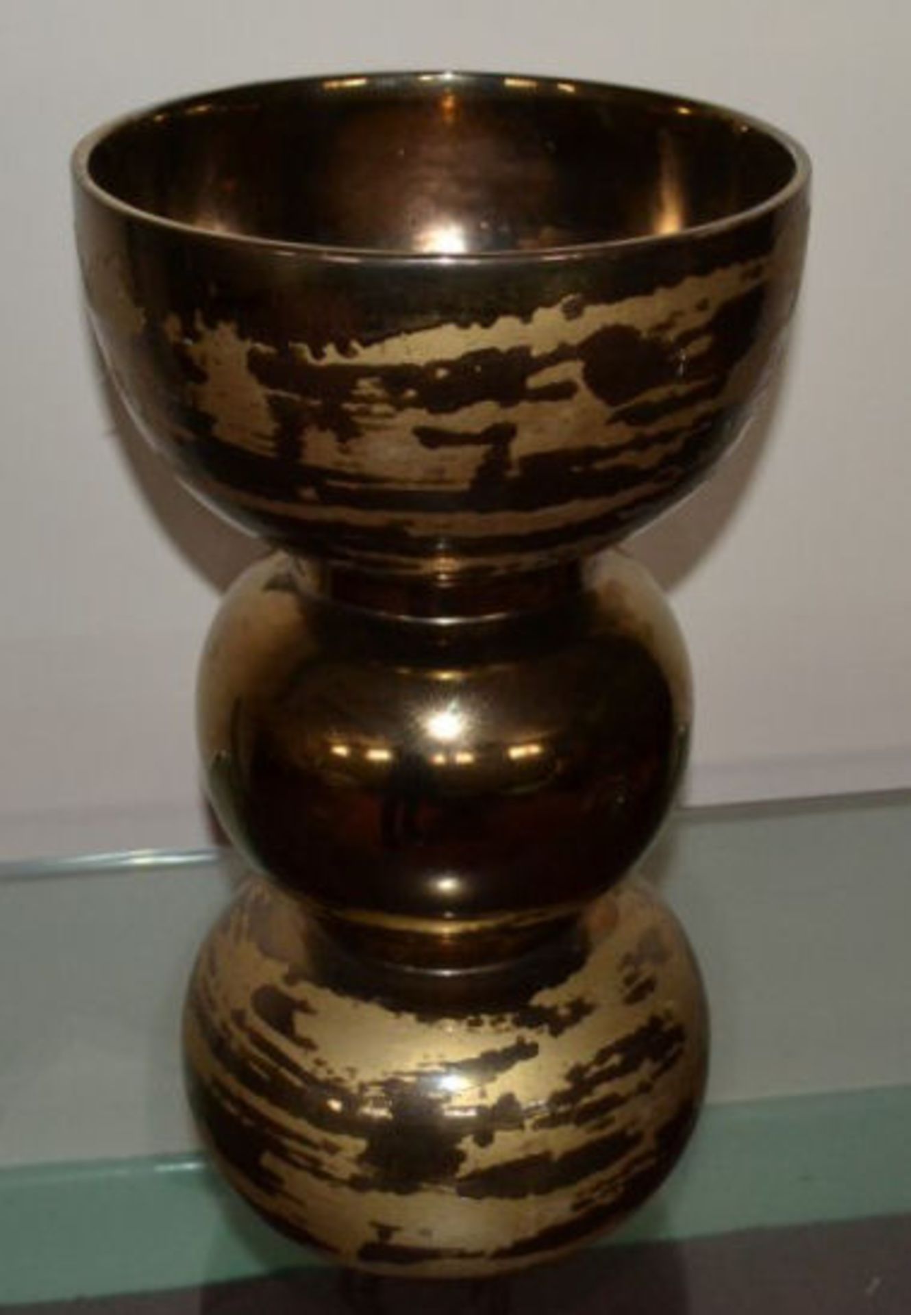 1 x 3 Tier Urn. Retail £65.99. 48cm Tall. Gold Coloured - CL108 - Item Location: Bury, BL9 - Image 2 of 2