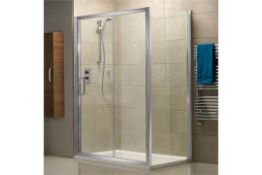 1 x Tavistock Oyxgen8 8mm 1700mm Sliding Door Shower Enclosure - Includes SE1S17 Sliding Door and