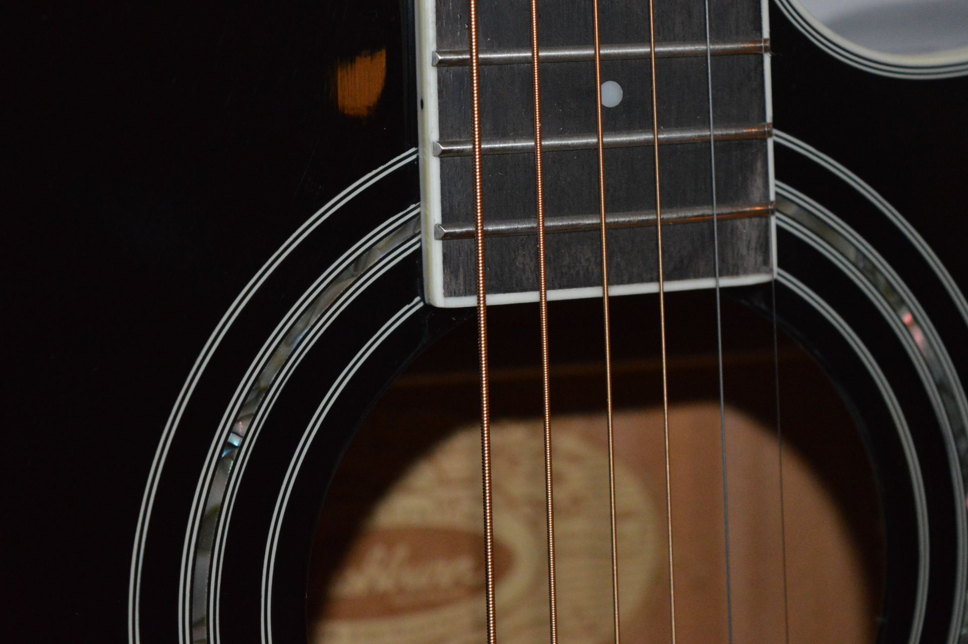 1 x Washburn EA12/B Mini Jumbo Electro Acoustic Guitar - Festival Series - Mahogany Neck With - Image 11 of 15