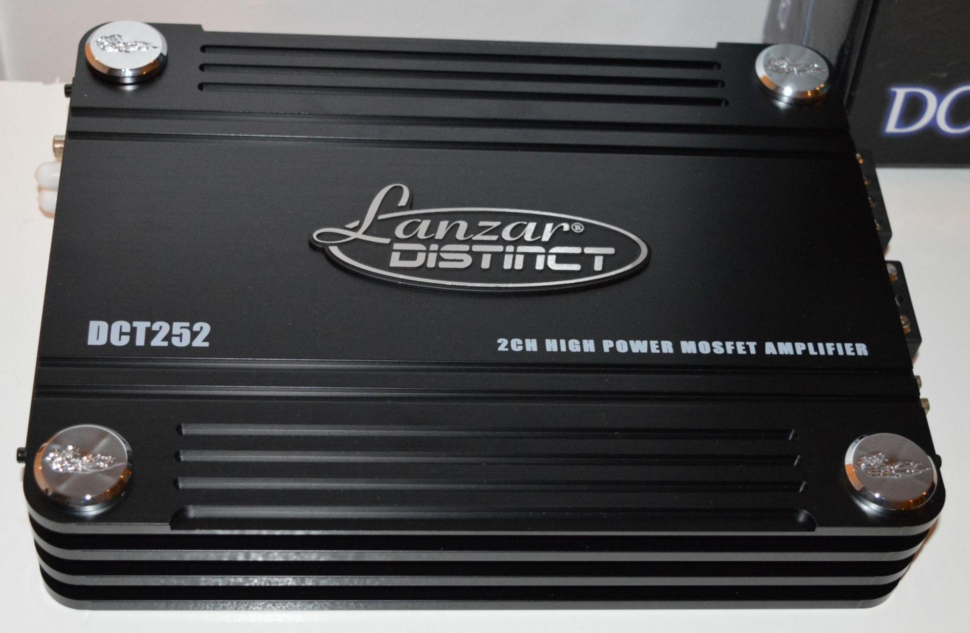 1 x Lanzar Distinct DCT252 3000w 2 Channel Full ET Class AB Vehicle Amplifier 7018B 7 Inch In-Dash - Image 5 of 8