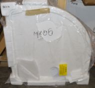 1 x Quadrant Stone Shower Tray - 900x900mm - Unused Stock - CL190 - Ref BR117 - Location: Bolton