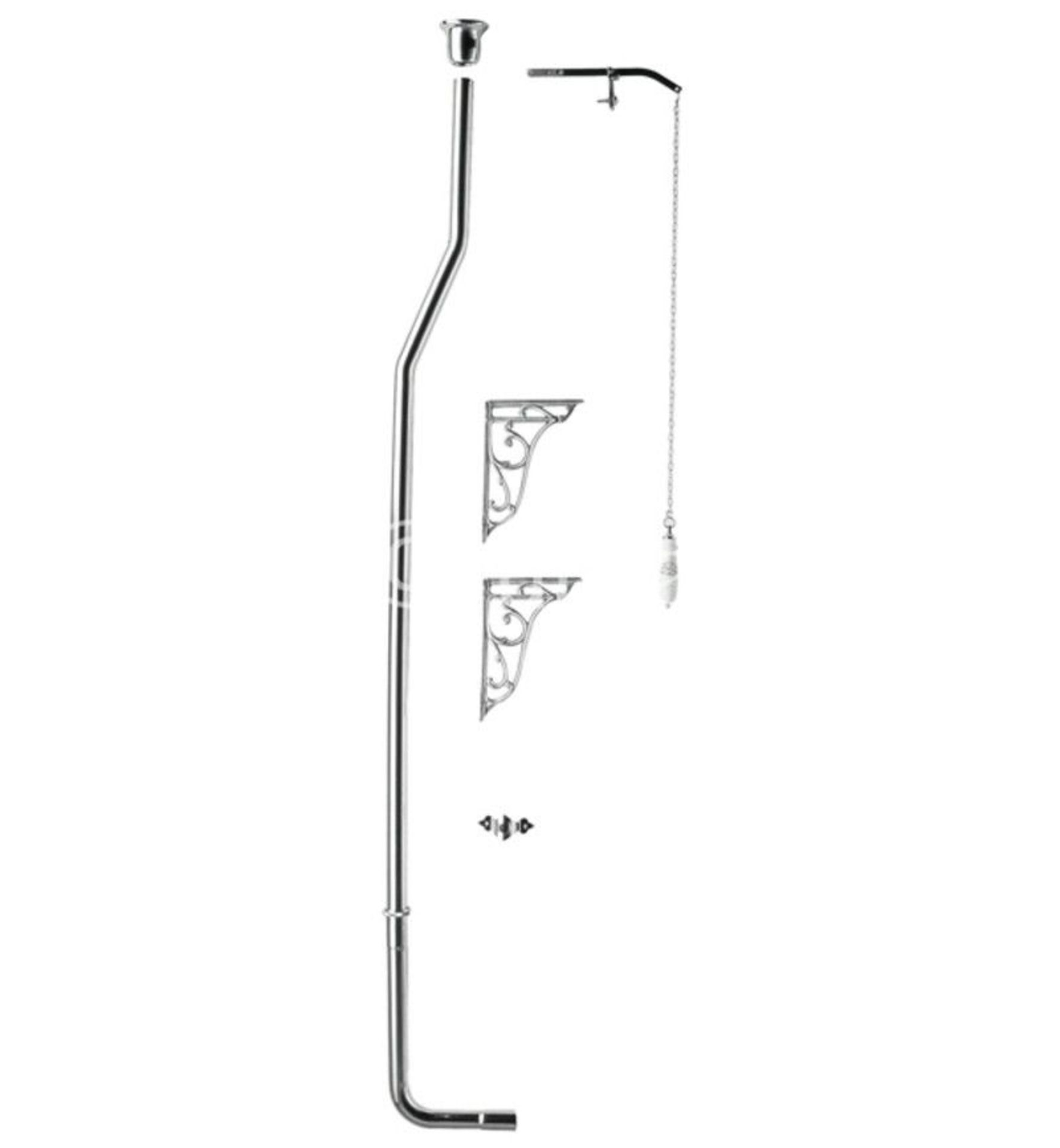 1 x High Level Flush Pipe Kit - Unused Stock - CL190 - Ref BR112 - Location: Bolton BL1