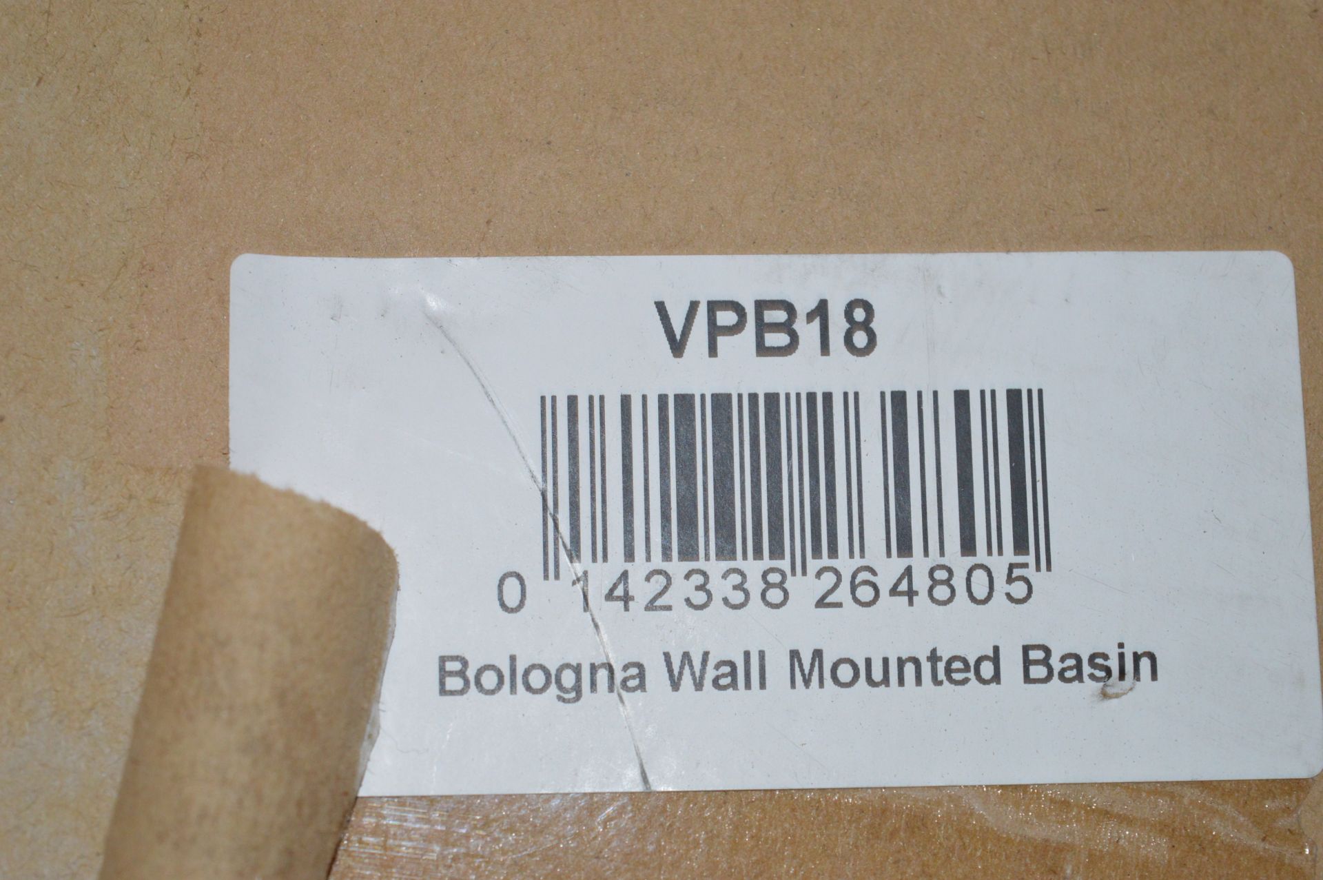 1 x Bologna Wall Mounted Sink Basin - 34x30cms - Unused Stock - CL190 - Ref BR113 - Location: Bolton - Image 3 of 3