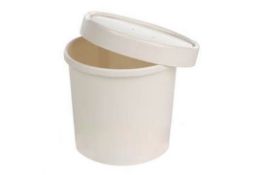 300 x Take Away Soup / Noodle Bowls With 125 x Lids - CL164 - Unused Stock For Use in Bistros,