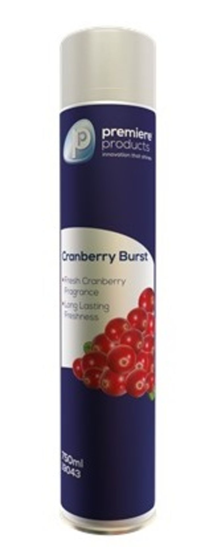 6 x Premiere 750ml Cranberry Burst Air Freshener - Premiere Products - Includes 6 x 750ml