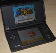 1 x Onyx Black Nintendo DSi With Super Mario 64 Game - Includes Touch Pen and Charger - Good