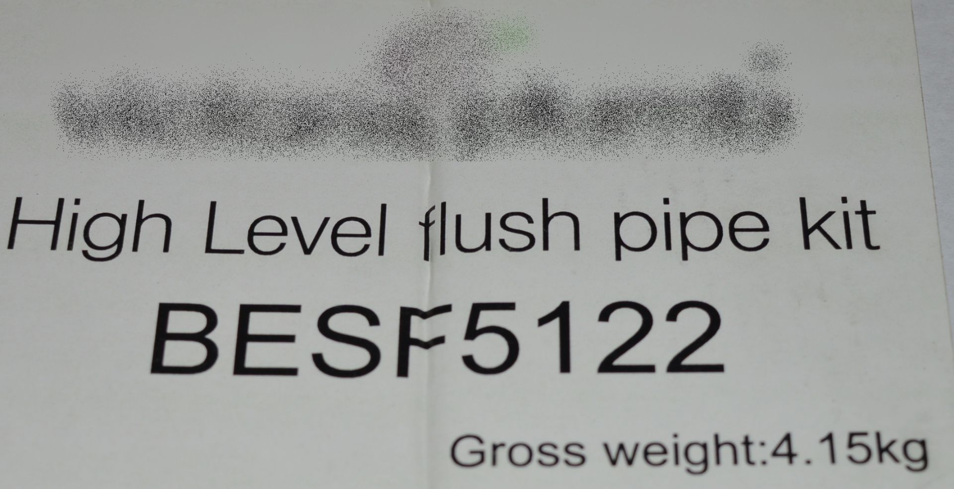 1 x Old London High Level Flush Pipe Kit - Traditional Chrome Plated Brass High Level Flush Kit With - Image 3 of 7