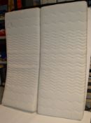 2 x Single Mattresses - Used in Excellent Condition - Dimensions: 200x80cm Each - AE020 - NO VAT
