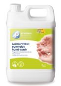 2 x Cachan Fresh 5 Litre Everyday Hand Wash - Premiere Products - Qulaity Everyday Hand Wash -