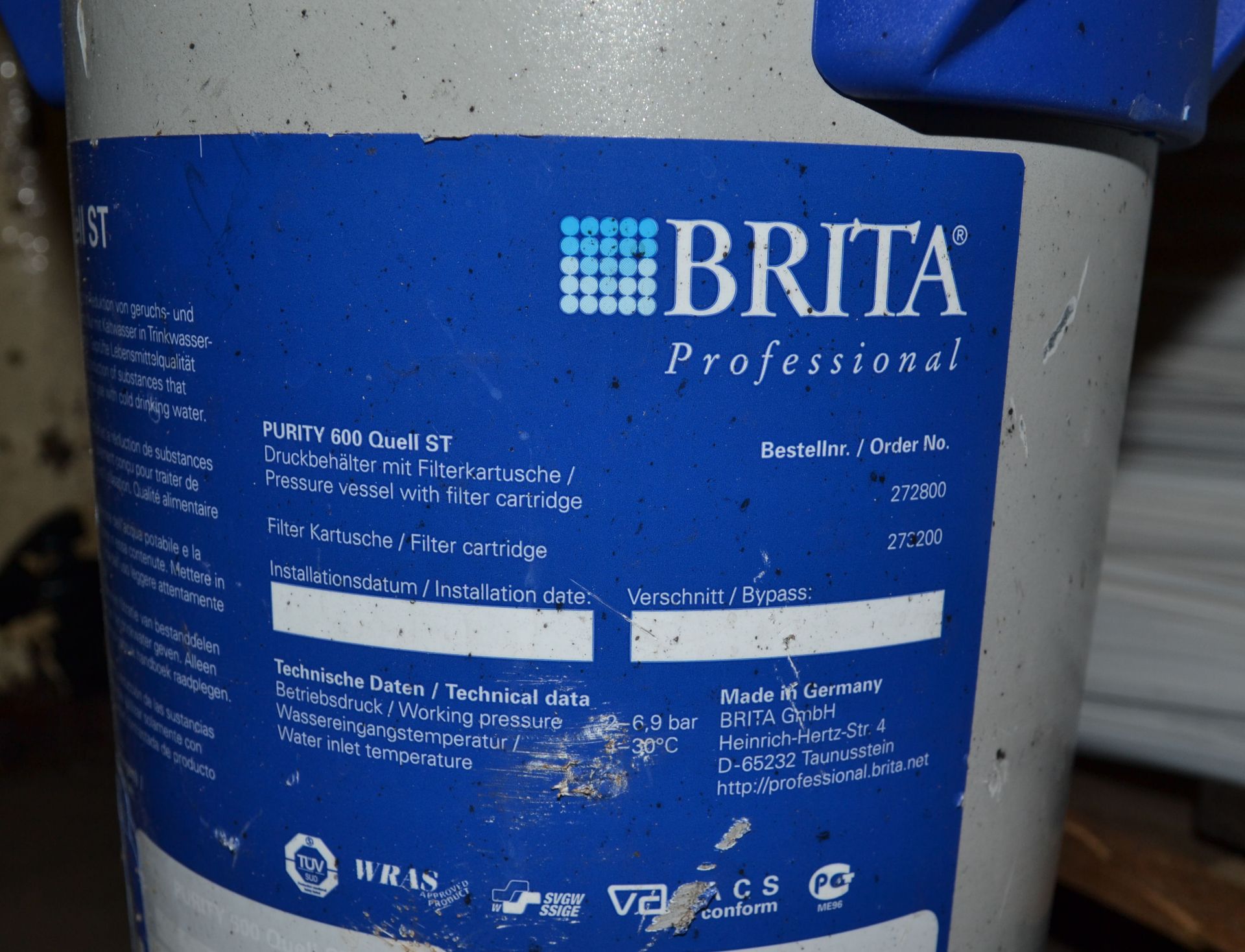1 x Brita Professional Purity 600 Quell ST Filter - Ref: FJC007 - CL124 - Location: Bolton BL1 - - Image 6 of 7