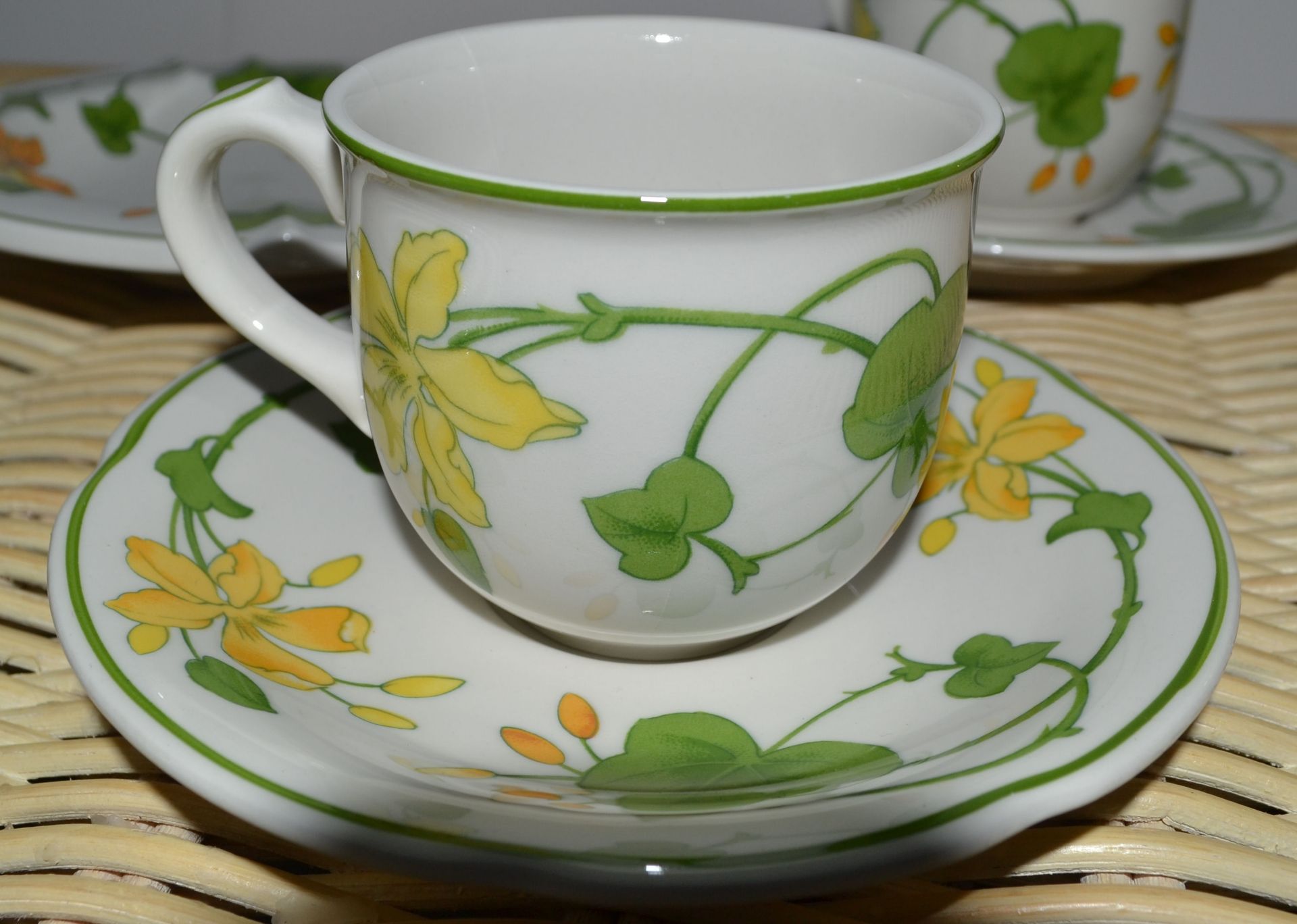 Villeroy & Boch Geranium Tea Service - 42 Pieces - AE013 - CL007 - Location: Altrincham WA14 NO VAT - Image 20 of 20