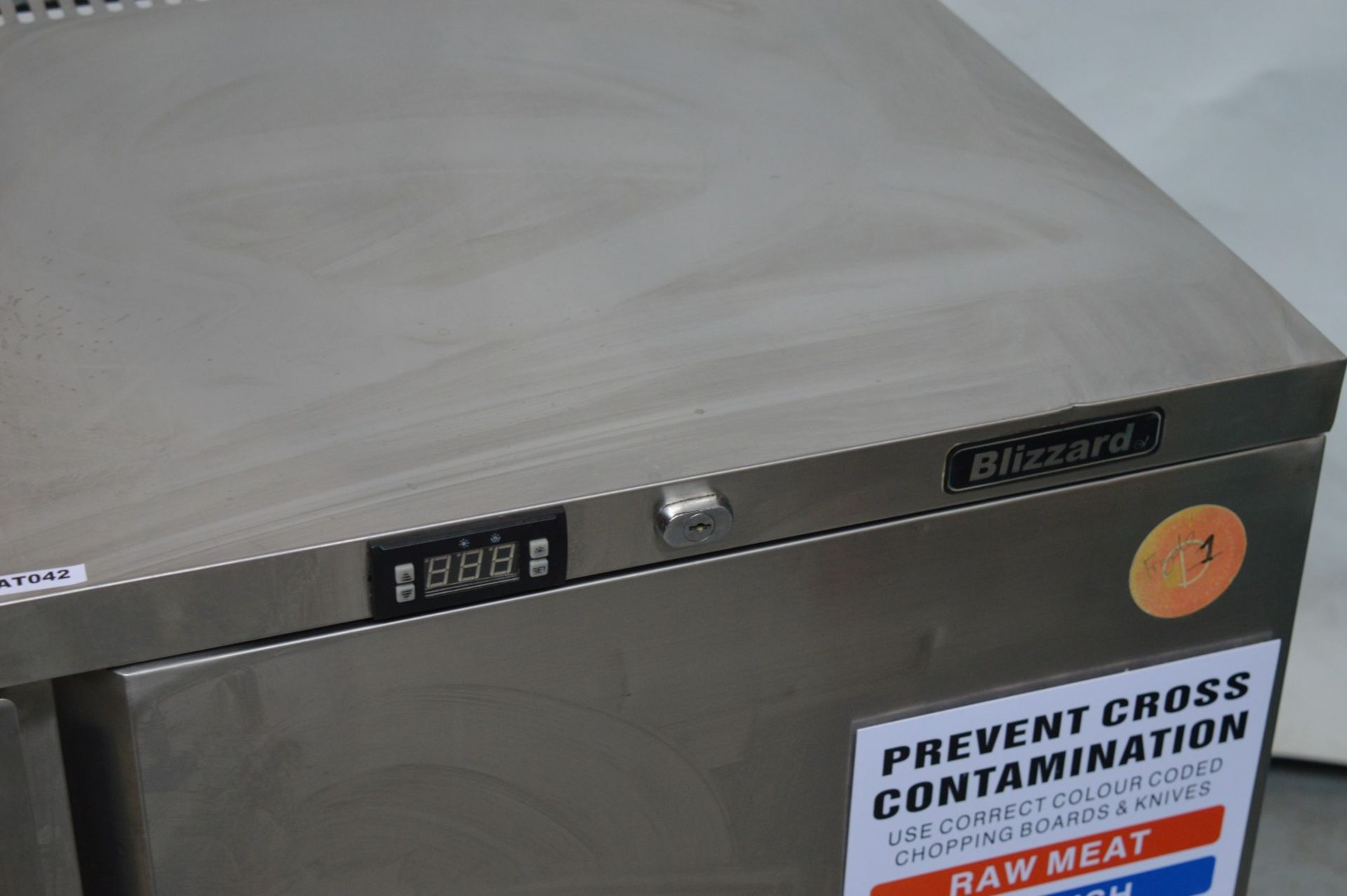 1 x Blizzard Stainless Steel Undercounter Fridge - High Grade Stainless Steel Model UCR140 - 240v UK - Image 3 of 5