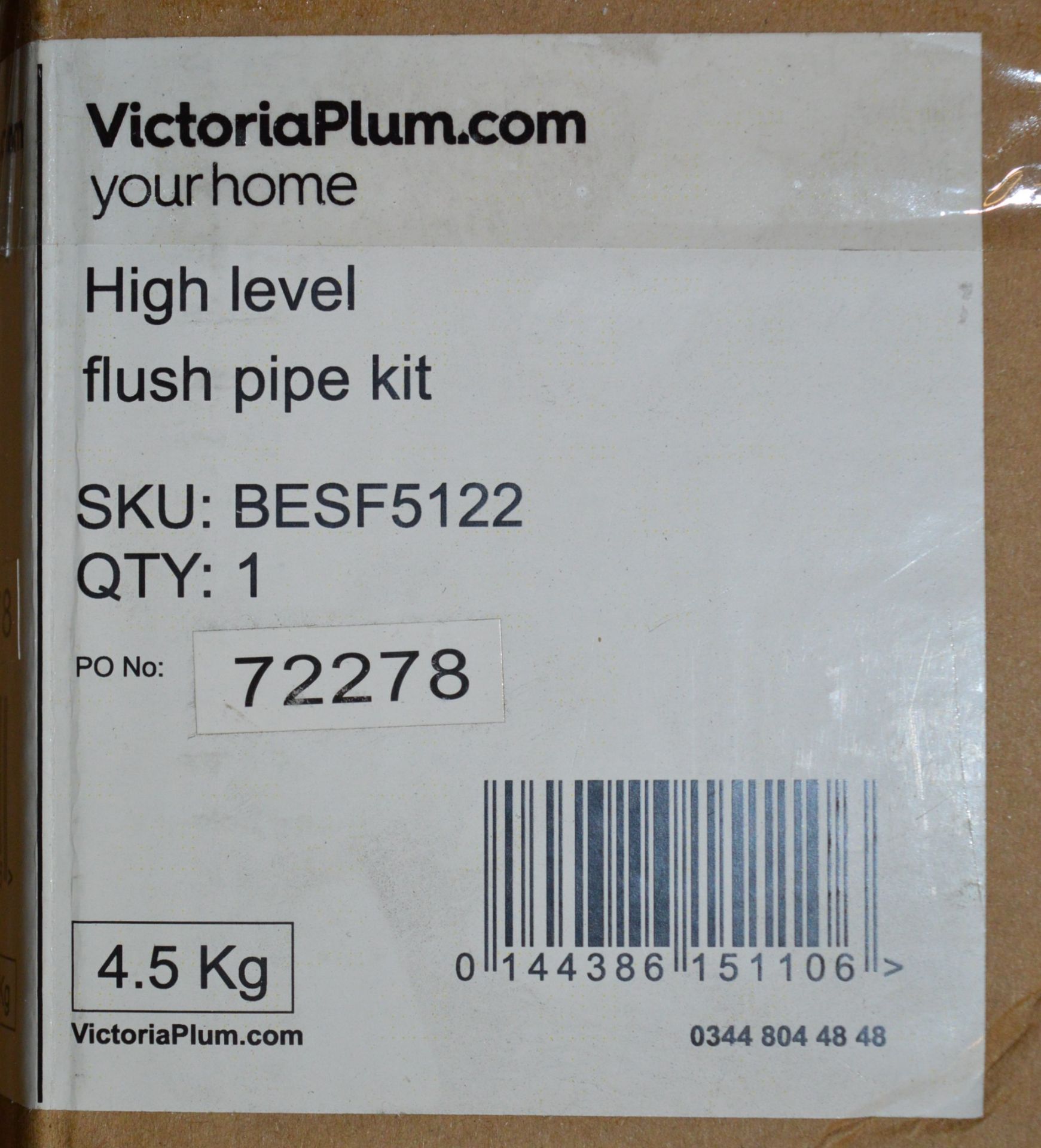 1 x High Level Flush Pipe Kit - Unused Stock - CL190 - Ref BR112 - Location: Bolton BL1 - Image 5 of 5