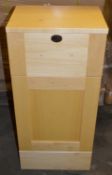 2 x Vogue Bathrooms KUDOS Bathroom Storage Cabinets - 400mm Width - Maple Shaker Style - CL034 -