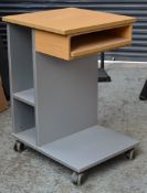 1 x Media Computer Mobile Desk - CL011 - Location: Altrincham WA14