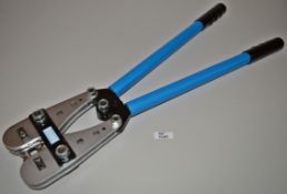 1 x HD Copper Tube Terminal Crimp Tool With Adjustable Hex - 62cm Length - XXX Branded - New and