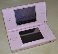 1 x Pink Nintendo DS Lite With High School Musical 2 Game - Includes Touch Pen and Charger - Good