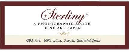 1 x Roll of Breathing Colour STERLING Photographic Matte Fine Art Paper - Size 44" x 50' -