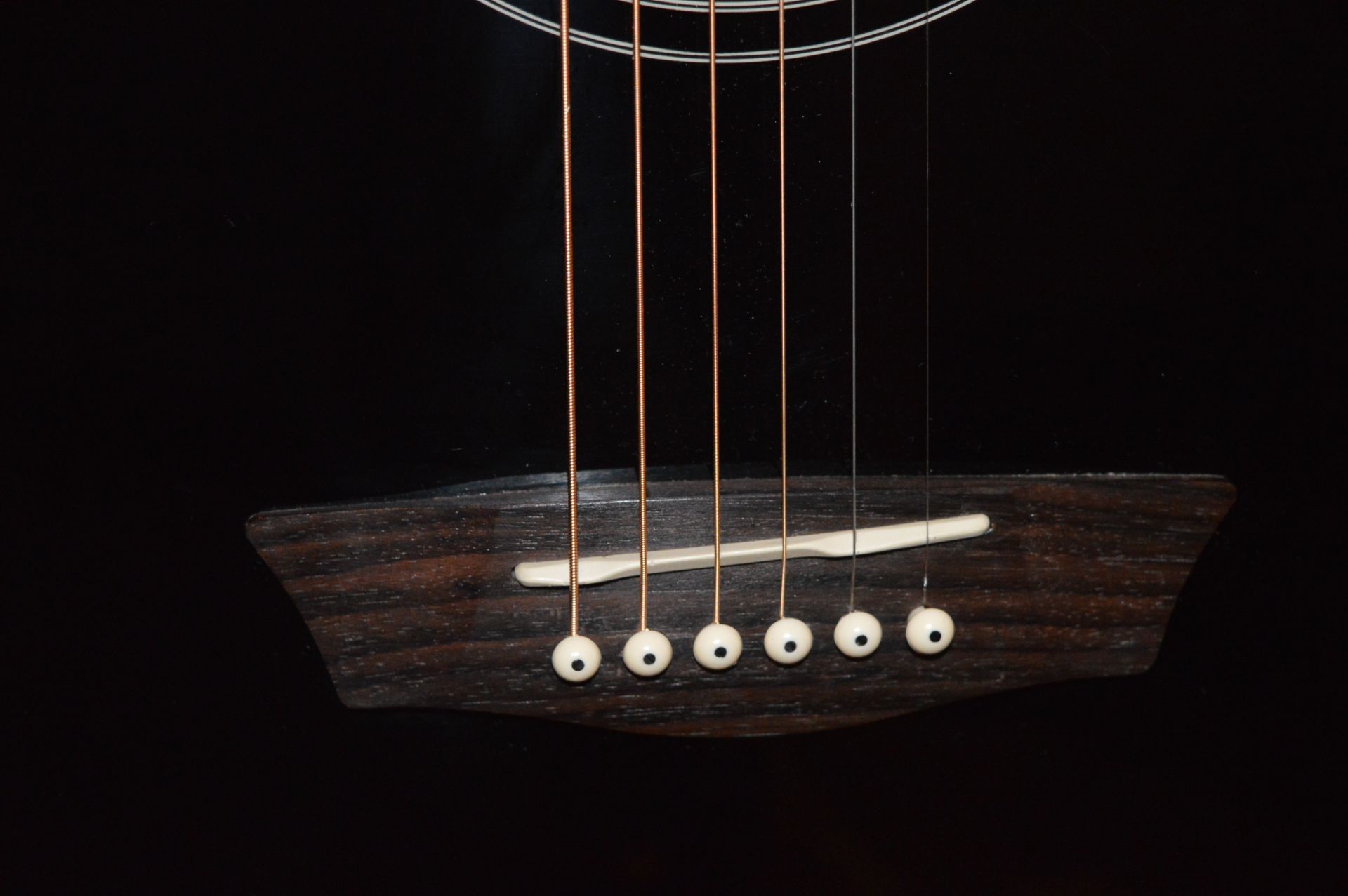 1 x Washburn EA12/B Mini Jumbo Electro Acoustic Guitar - Festival Series - Mahogany Neck With - Image 7 of 15