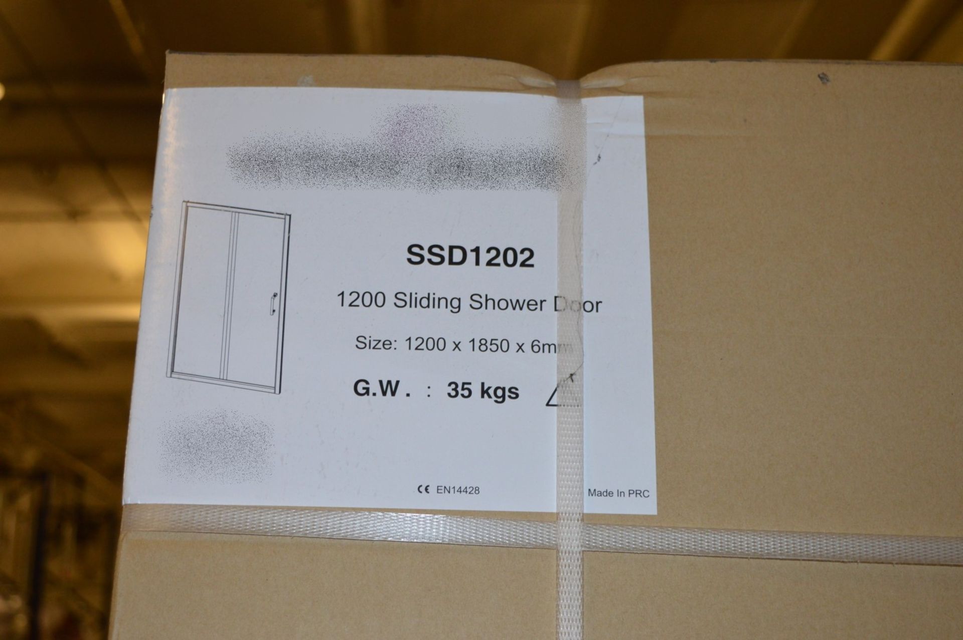 1 x Mode Infiniti 1200mm Framed Sliding Shower Door -  8mm - CL190 - Ref BR095 - Location: Bolton - Image 2 of 3
