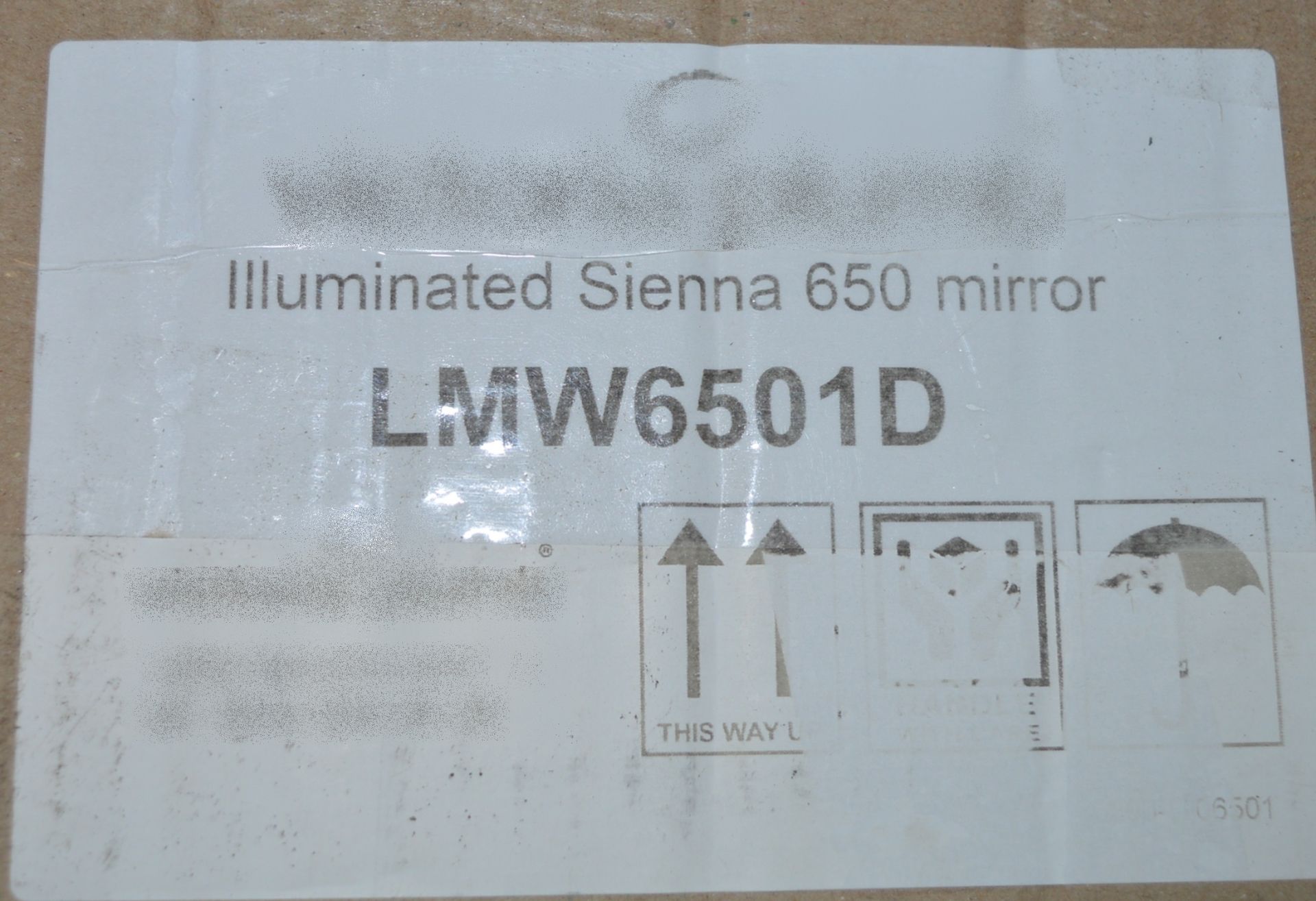 1 x Sienna 650mm Illuminated Wall Mirror - Unused Stock - CL190 - Ref BR020 - Location: Bolton BL1 - - Image 2 of 6