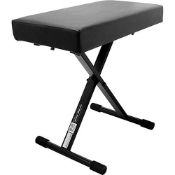 1 x OnStage Three Position X Style Keyboard Bench - Model KT7800 - CL020 0 Ref SC065 - Unused and