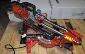 1 x Einhell Sliding Mitre Saw - Boxed With Accessories - Working Order - CL010 - Location: