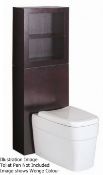 1 x Vogue ARC Series 2 Back to Wall TOILET PAN CISTERN UNIT With Additional Top Shelf Unit -