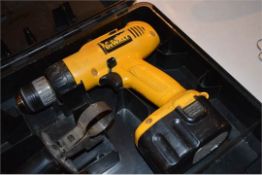 1 x DeWalt DW954 14.4V DC 3/8" Cordless Drill - Includes Case, Battery and Charger - Tested and