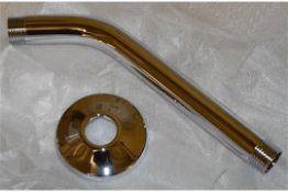 10 x Carmina Shower Arms - Solid Brass With Chrome Finish - Brand New Boxed Stock - Approx RRP £