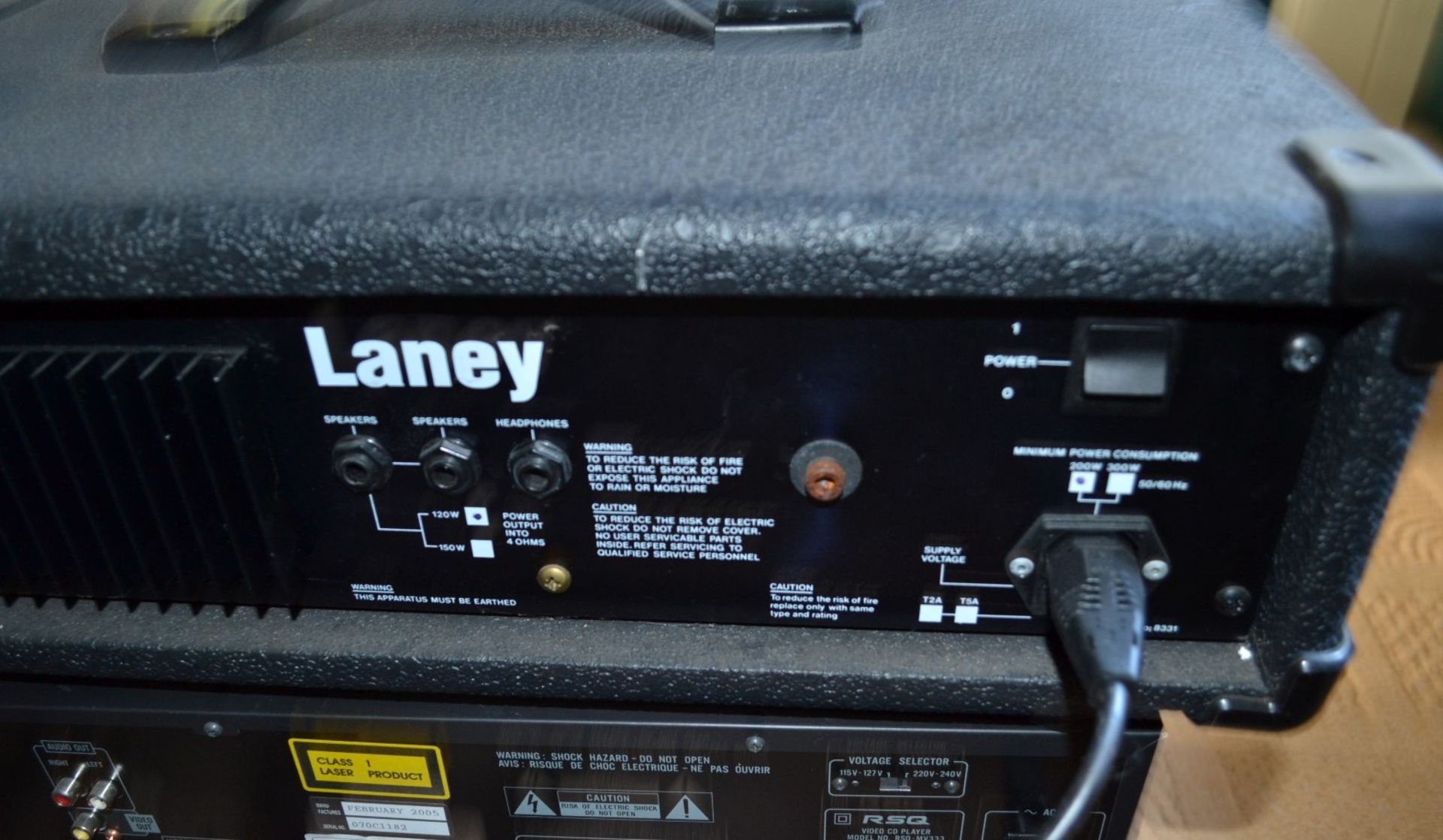 1 x LANEY Theatre 120x4 PA Amp - Preowned In Good Condition - Ref: KHF233 / BAR - Location: - Image 2 of 3