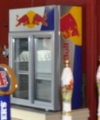 1 x Red Bull Display Fridge - Preowned In Very Good Condition - Dimensions: D36 x W62 x H92cm - Ref: