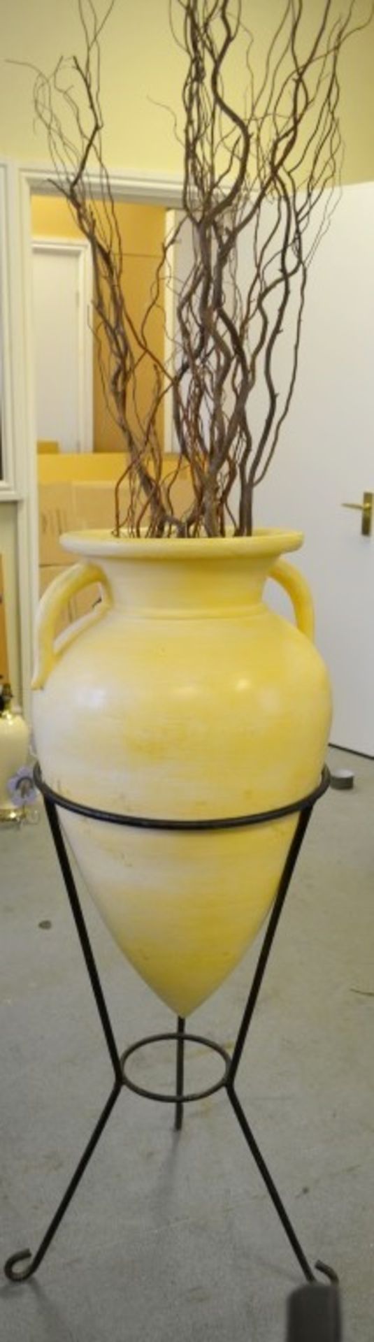 1 x Large Planter/Vase With Stand - Also Includes Additional An Stand, A Large Cermic Pot, and