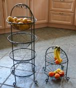 2 x Vegatable Racks - From A Clean Manor House Environment In Good Condition - Dimensions: Rack A (