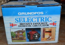 1 x Grundfos Selectric UPS 15-50 Domestic circulator 130mm - Boxed & Unused - Ref: KH233 / SHD -