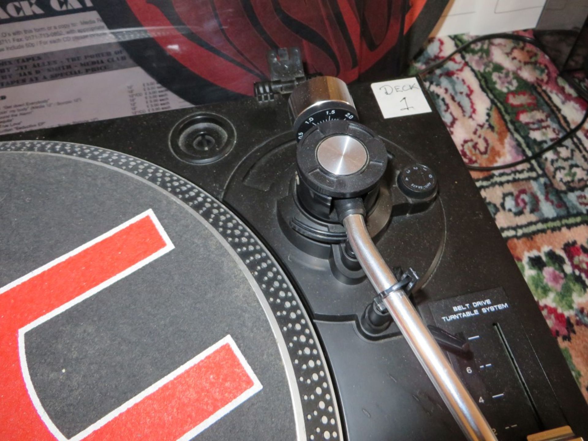 A Pair Of KAM Branded Full Manual Belt Drive Turntables / Decks - Both Preowned In Working Condition - Image 5 of 5