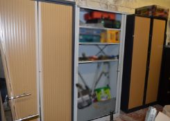3 x Two Door Storage Cabinets - Contents NOT Included - Ref: KH040 / SHD - CL168 - Location: