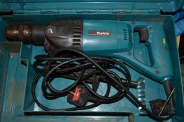 1 x Makita 240v Diamond Core Rotary & Percussion Drill With Case - Model 8406 - Ref: KH015 / SHD -