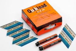 3 x Quikload Nail Fuel Packs - To Fit All Leading Gas Cordless Nailers - Consists of 1 x Full Pack