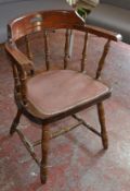 19 x Assorted Wooden Spindle-back Restaraunt Dining Chairs - From A Country Hotel & Restaurant