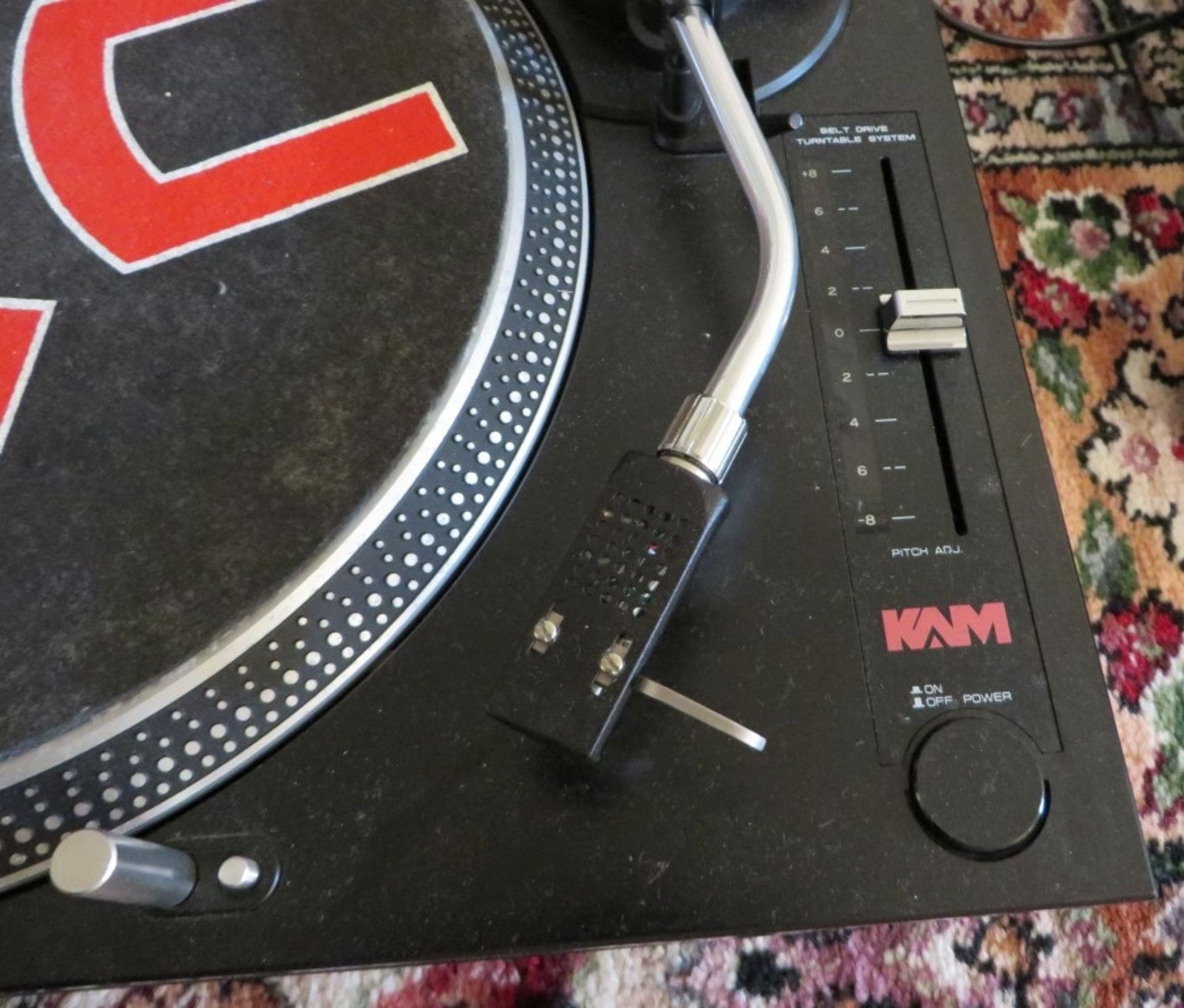 A Pair Of KAM Branded Full Manual Belt Drive Turntables / Decks - Both Preowned In Working Condition - Image 4 of 5