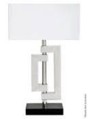 1 x EICHHOLTZ "Leroux" Table Lamp - Dimensions: H52 x D14 x W22.5cm - Ref: 5052001A - CL087 -