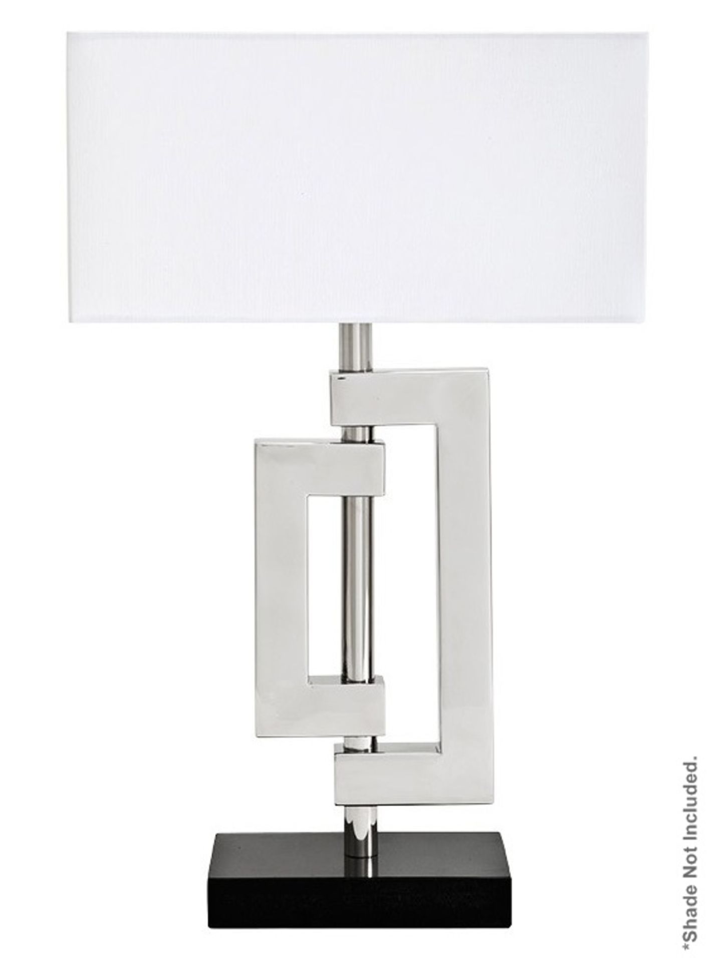 1 x EICHHOLTZ "Leroux" Table Lamp - Dimensions: H52 x D14 x W22.5cm - Ref: 5052001A - CL087 -