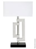 1 x EICHHOLTZ "Leroux" Table Lamp - Dimensions: H52 x D14 x W22.5cm - Ref: 5052001B - CL087 -