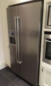 1 x Siemens American Fridge / Freezer - Approx 3-4yrs Old In Excellent Working Condition - CL211 -