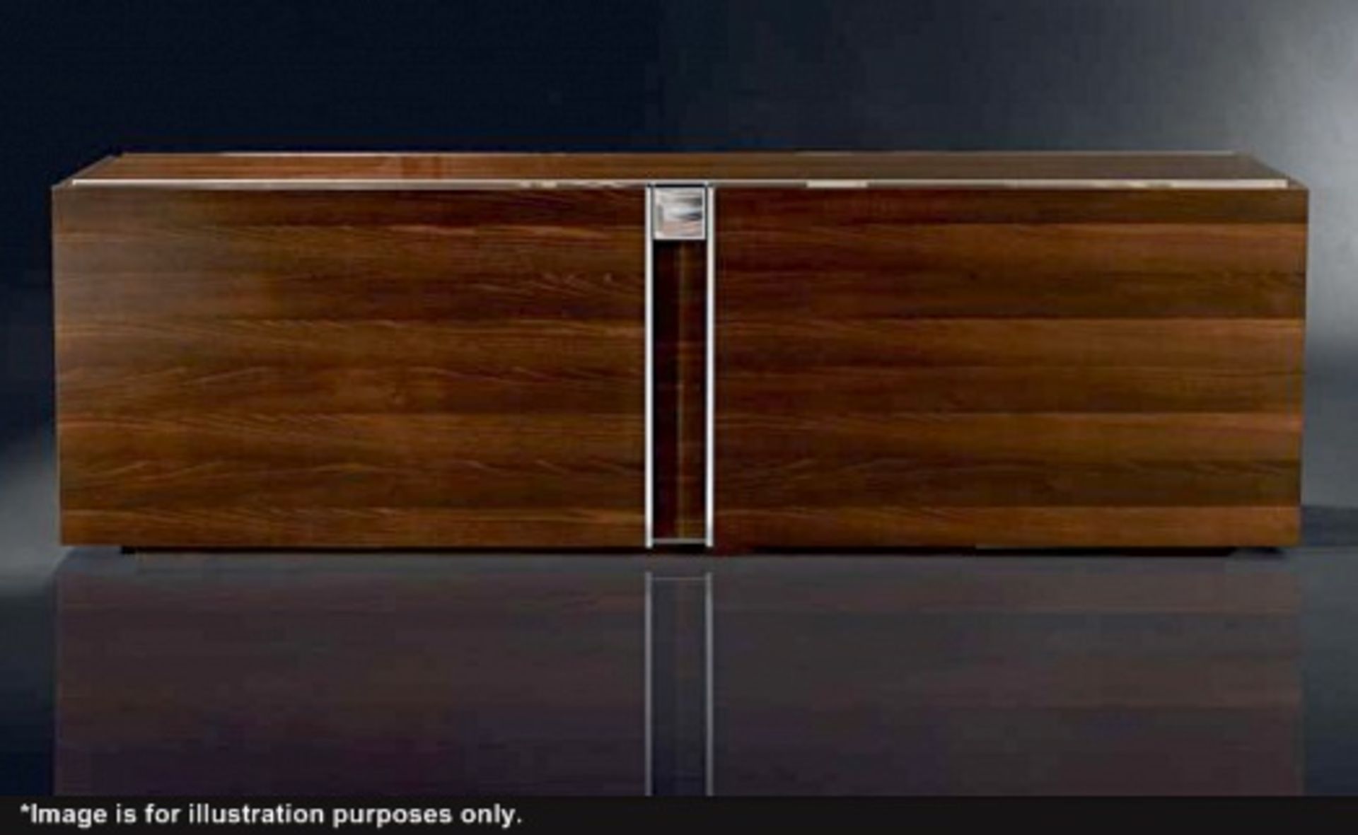 1 x MALERBA "Dress Code" Buffet  / Sideboard - Made From South African Karoo With Lacquer Finish - - Image 10 of 11